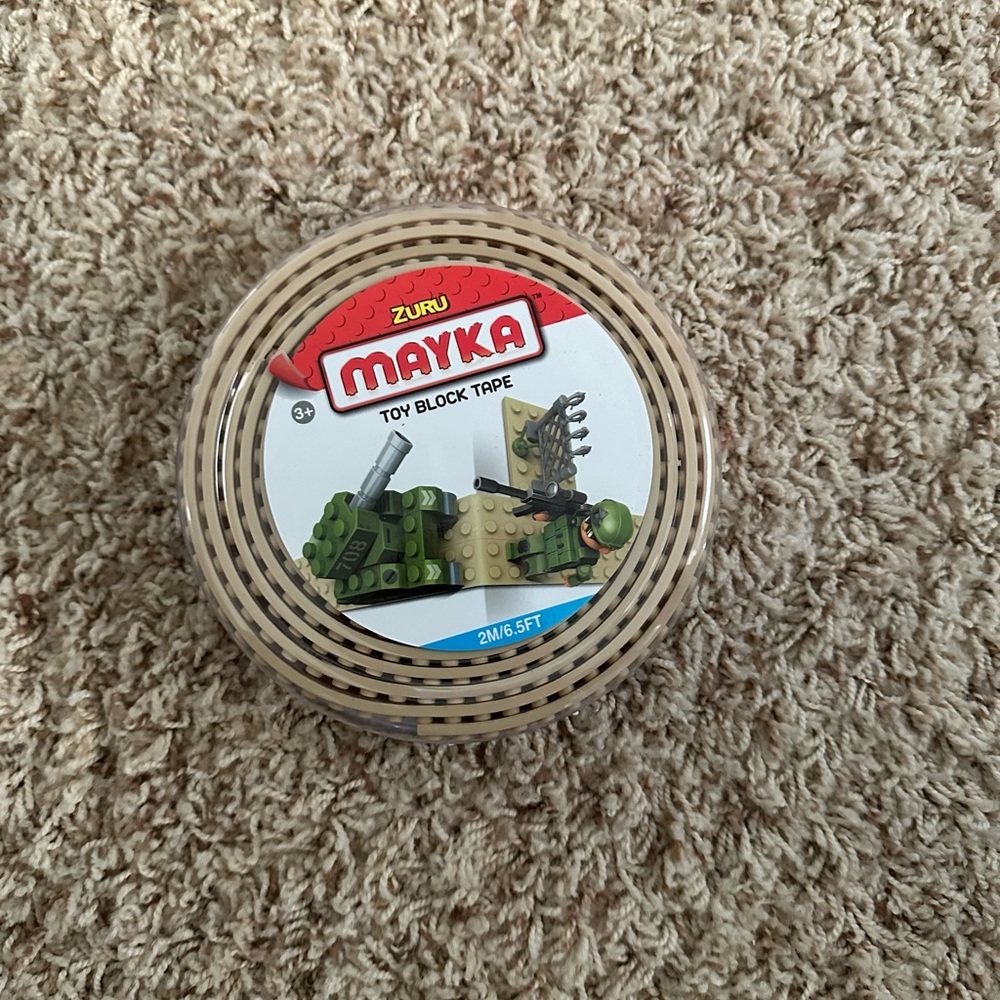 Zuru Mayka Toy Block Tape - Tan NWT
